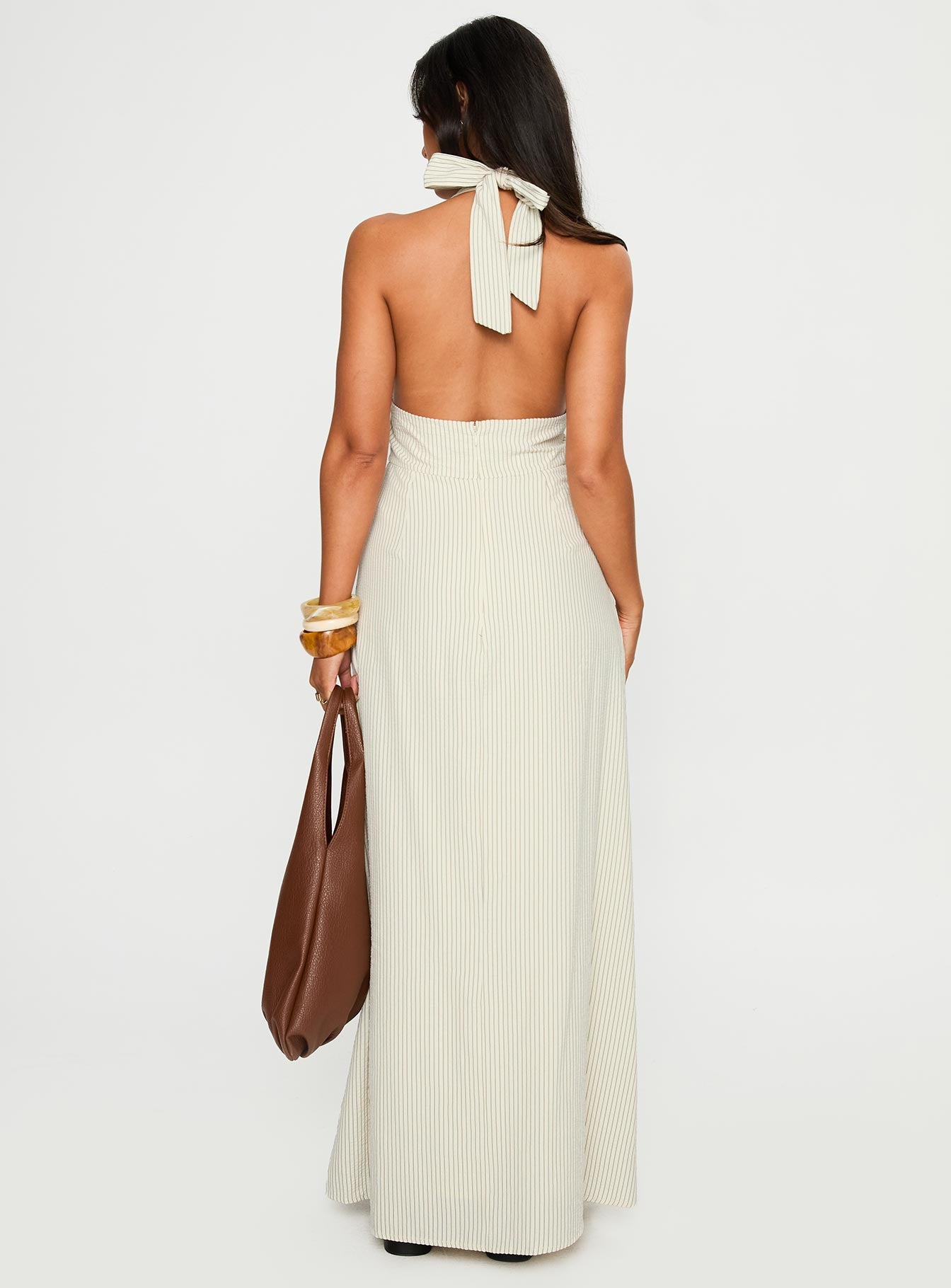 Caralyn Halter Maxi Dress Multi Stripe | Princess Polly Caralyn Halter Maxi Dress Multi Stripe | Princess Polly