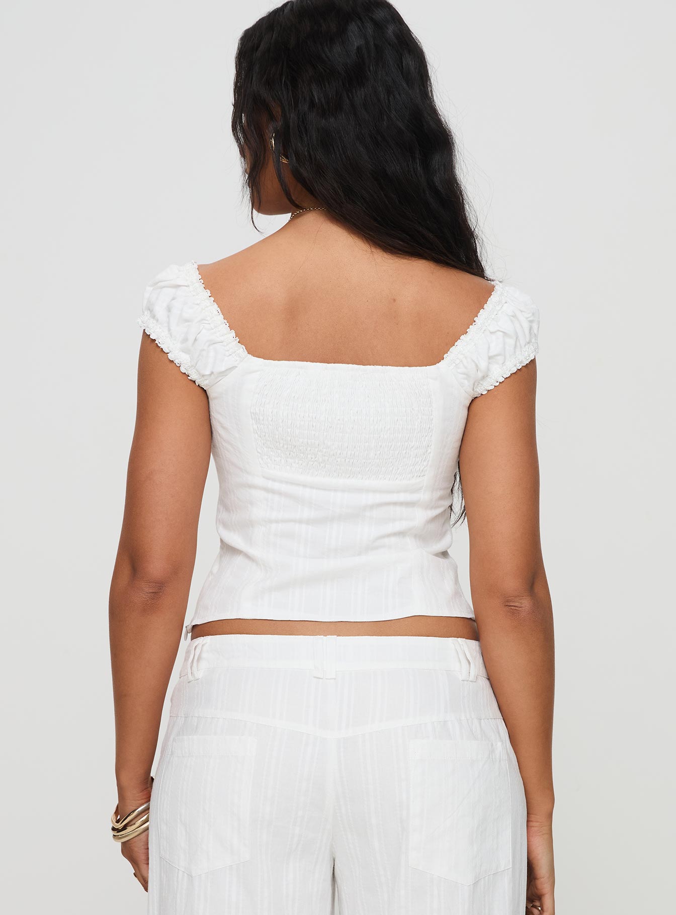 Fyrie Top White | Princess Polly USA