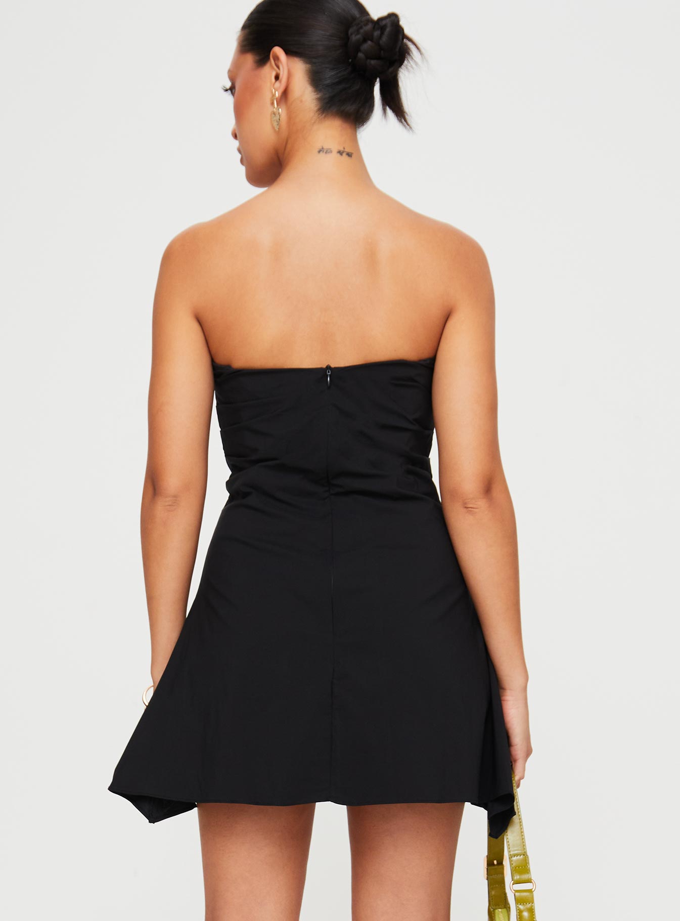 Bradwell Strapless Mini Dress Black | Princess Polly Bradwell Strapless Mini Dress Black | Princess Polly