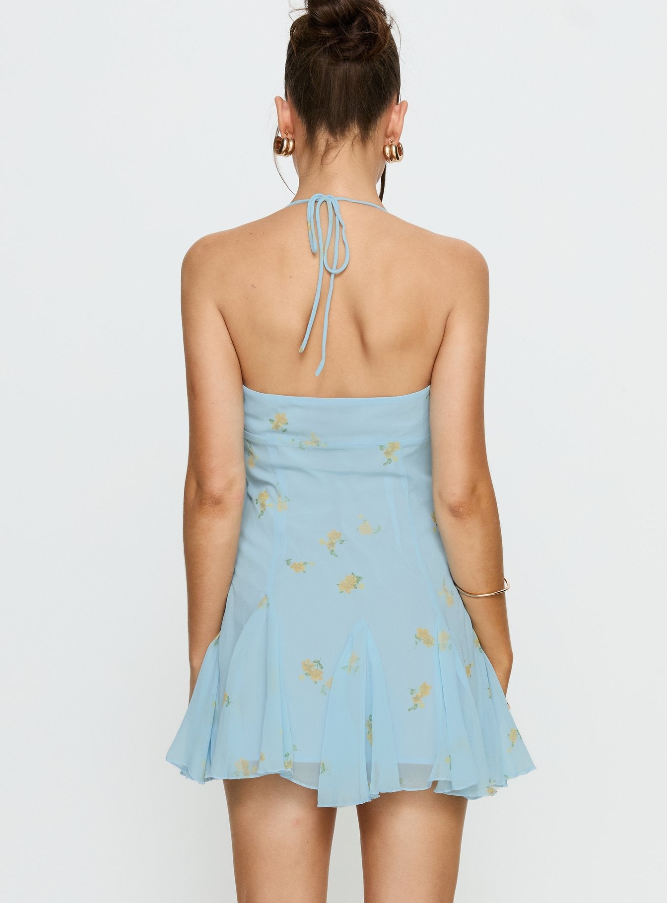 Delamere Mini Dress Pastel | Blue Floral | Womens Delamere Mini Dress Pastel | Blue Floral | Womens