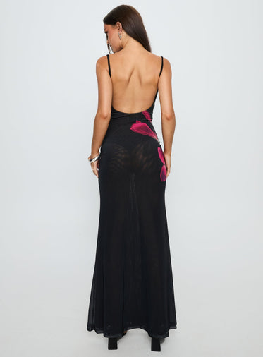 Black Floral Maxi Dresses Black Floral Maxi Dresses