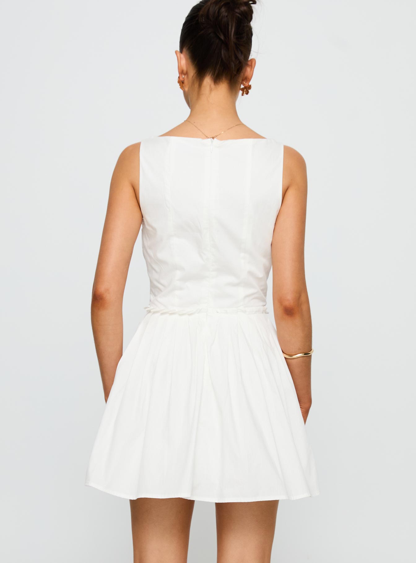 princess polly wild and free mini dress Mikail Mini Dress | White | Womens