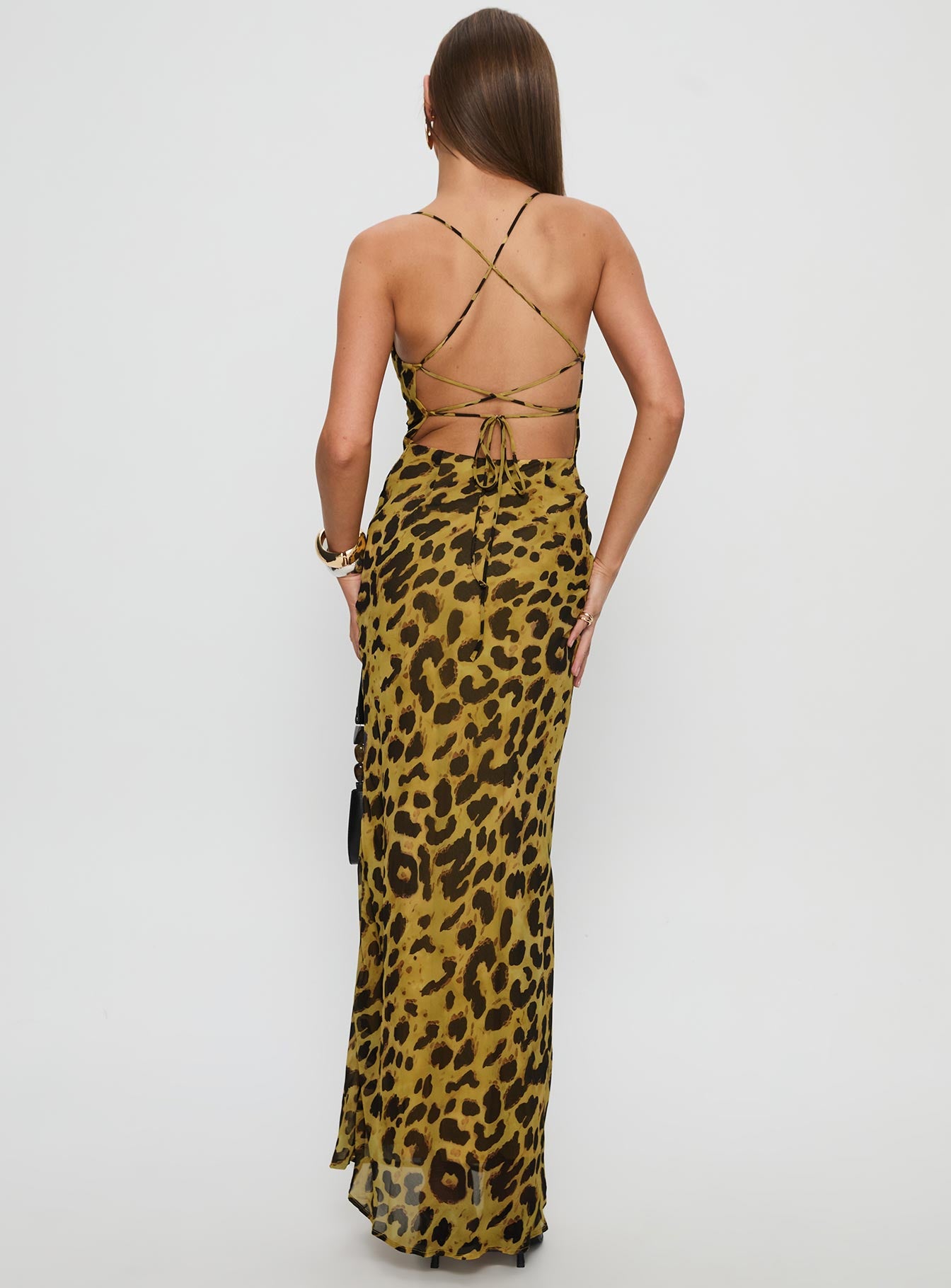 Celena Maxi Dress Leopard | Princess Polly Celena Maxi Dress Leopard | Princess Polly