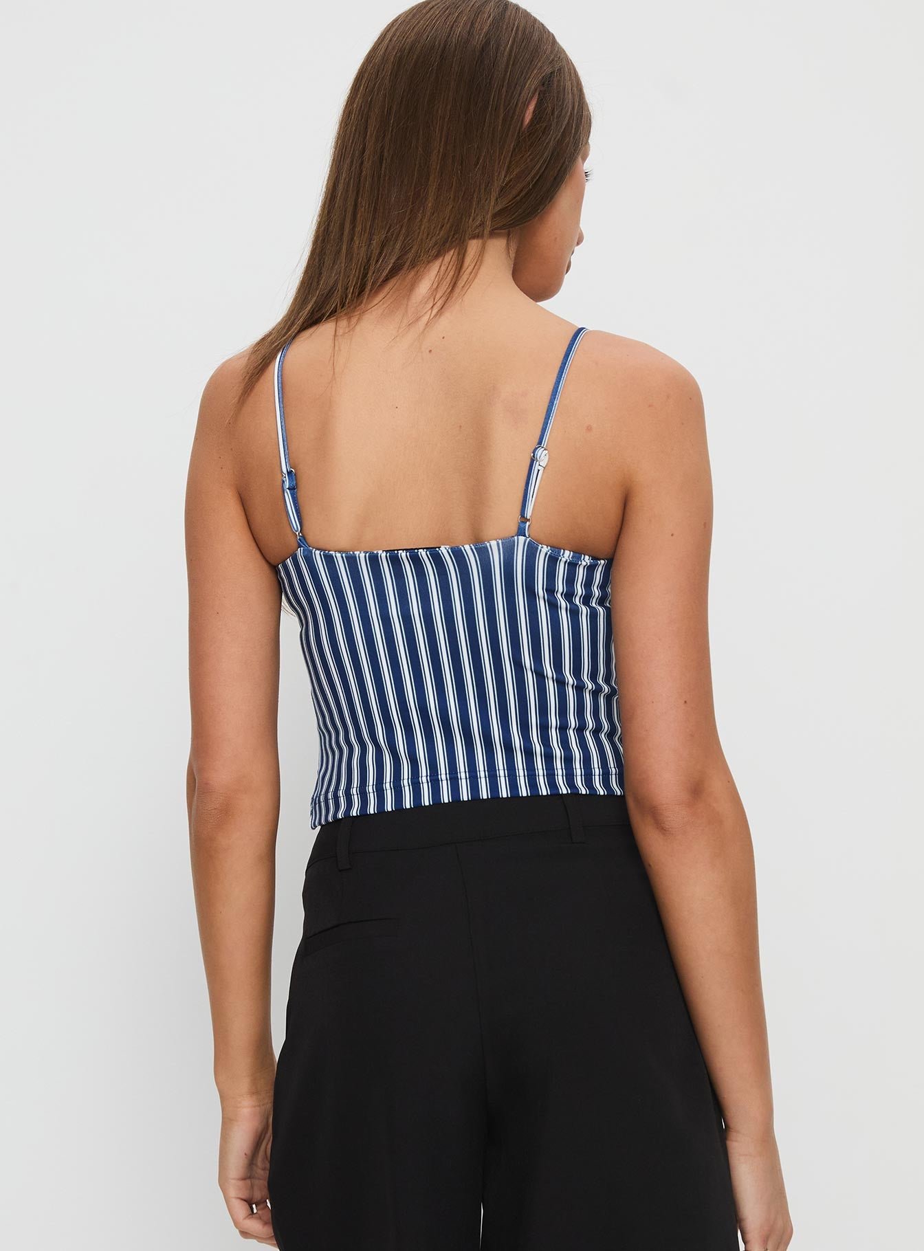 Evanda Top Blue Stripe