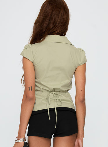 Arianwyn Short Sleeve Shirt Sage