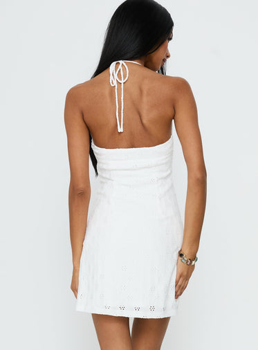 White Embroidered Dresses