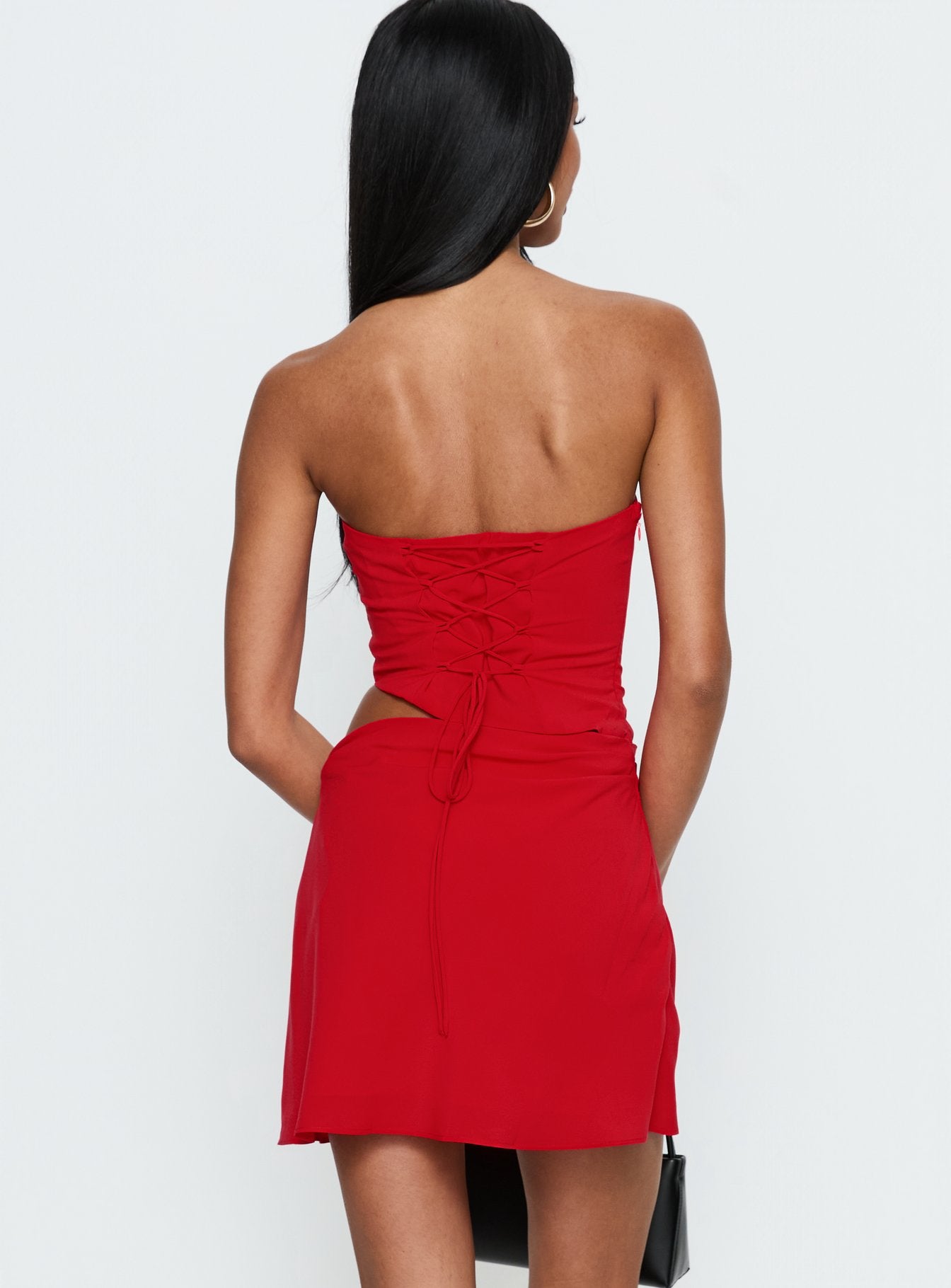jazelle mini dress red Zelie Mini Dress - Scarlet