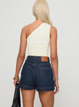 Heuston Denim Skort Dark Wash Lower Impact