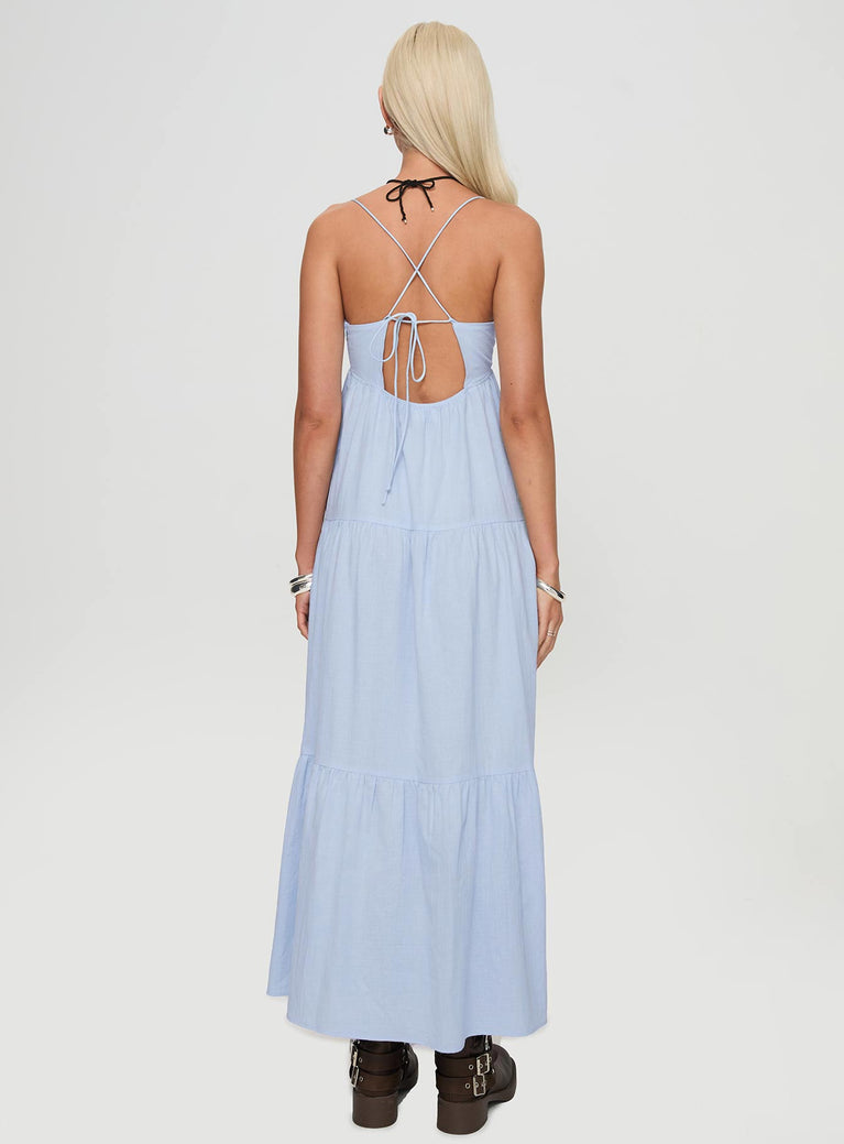 Chelsea Maxi Dress Blue | Princess Polly USA