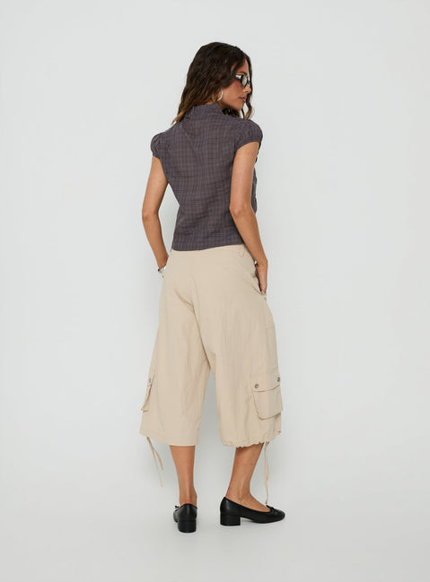 Relaxer 3/4 Cargo Pants Beige