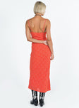 Princess Polly Cowl Neck  Alonso Maxi Dress Red