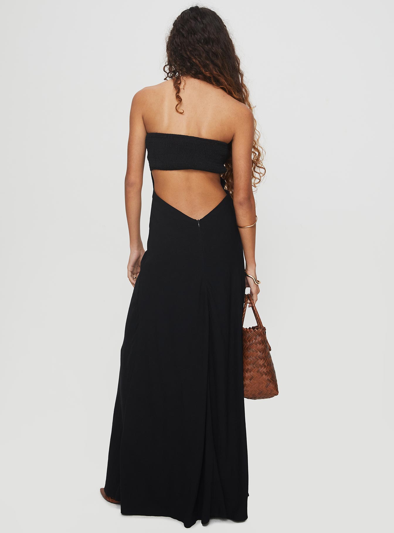 yahir strapless maxi dress navy Yahir Strapless Maxi Dress | Navy | Womens