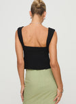 Top Cap sleeves, sweetheart neckline, tie fastening at bust, split hem Non-stretch material, lined bust