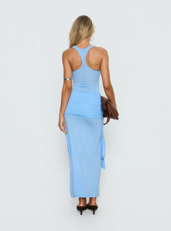 Madisa Racerback Maxi Dress Blue