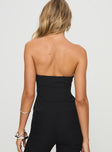 product Princess Polly Sleeveless straight  Flounce Strapless Top Black