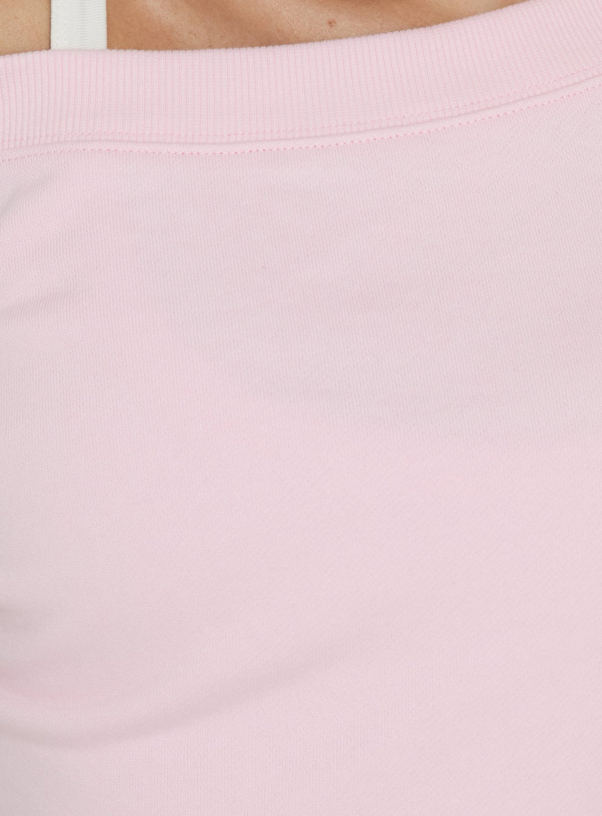 Shop the Wellness Off The Shoulder Jumper Pink womens-jumpers with short length detail Princess Polly