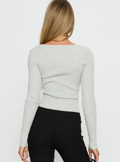 Sorenna Long Sleeve Top Grey