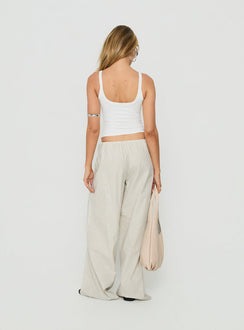 Lunea Concealed Waistband Pants Pinstripe