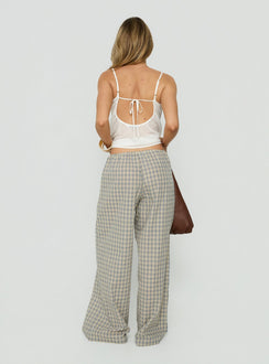 Lunea Concealed Waistband Pants Multi Check