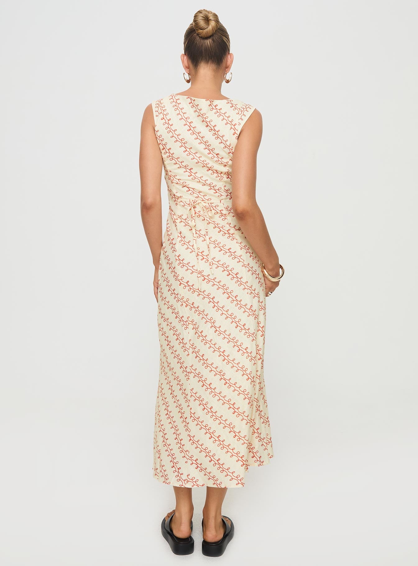 princess polly linen dress Wylla V Neck Linen Mini Dress Yellow