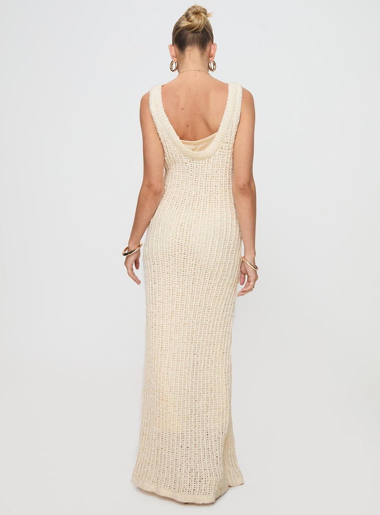 Andiamo Maxi Dress Cream