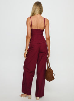 Kierstyn Corset Set Currant