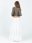 product Miriah Maxi Skirt White Low Impact Princess Polly  Maxi Maxi 