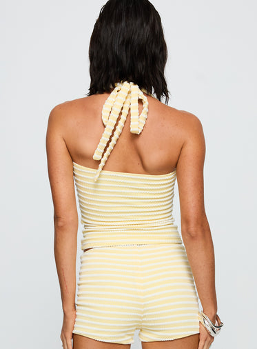 Dreaming Of Me Top Yellow Stripe