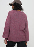 product Ryanna Sweater Burgundy Princess Polly  Long 