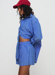 Jellie Set Blue Pinstripe