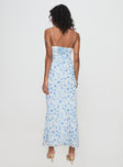 product Princess Polly V-Neck  Emily Maxi Dress Blue Floral