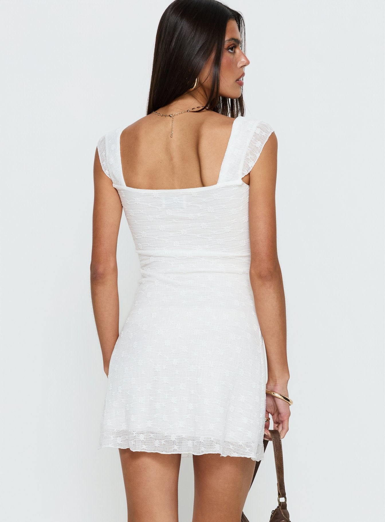 Lanchester Mini Dress | White | Womens Lanchester Mini Dress | White | Womens