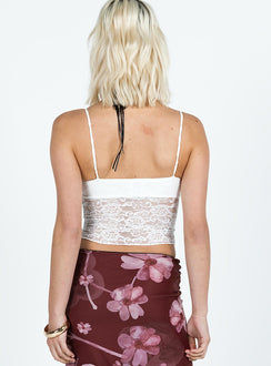 product Princess Polly  Lucano Lace Cami Top White