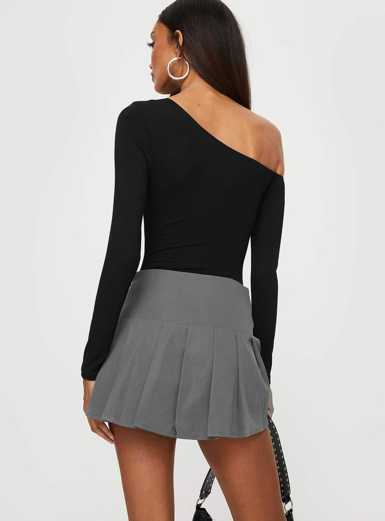 Cartwright Mini Skirt Charcoal