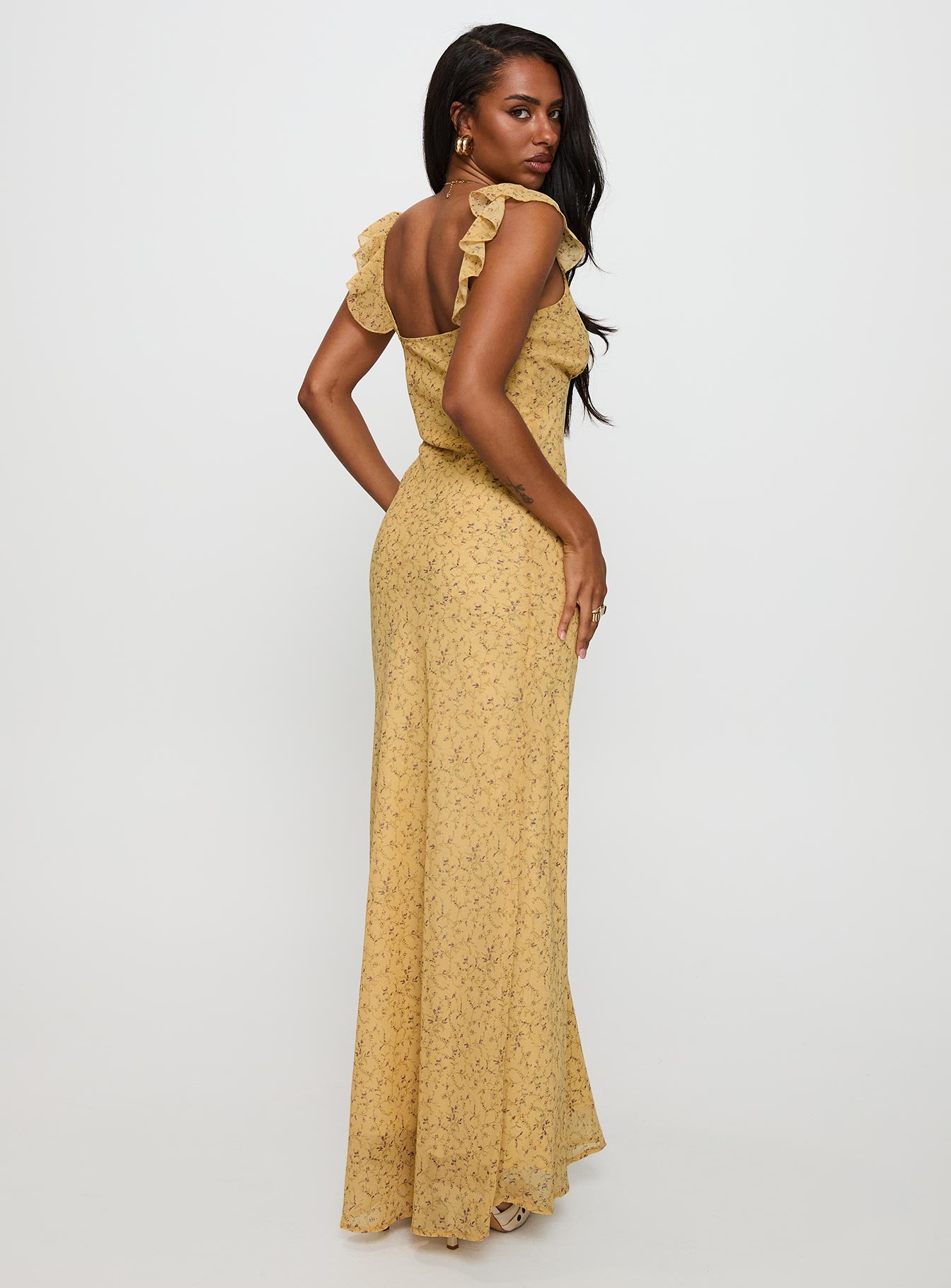 Dearlie Frill Maxi Dress | Multi | Womens | Princess Polly Dearlie Frill Maxi Dress | Multi | Womens | Princess Polly
