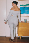 product Princess Polly High Waisted Pants  Westaway Pants Grey Curve