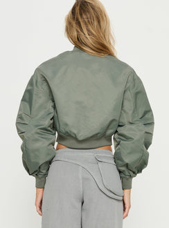 Thalya Bomber Jacket Green