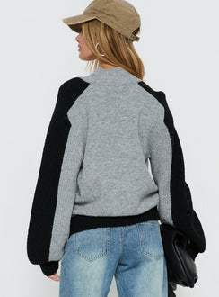 Asrar Jumper Grey / Black