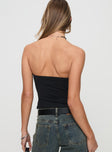 Aurorah Strapless Top Black