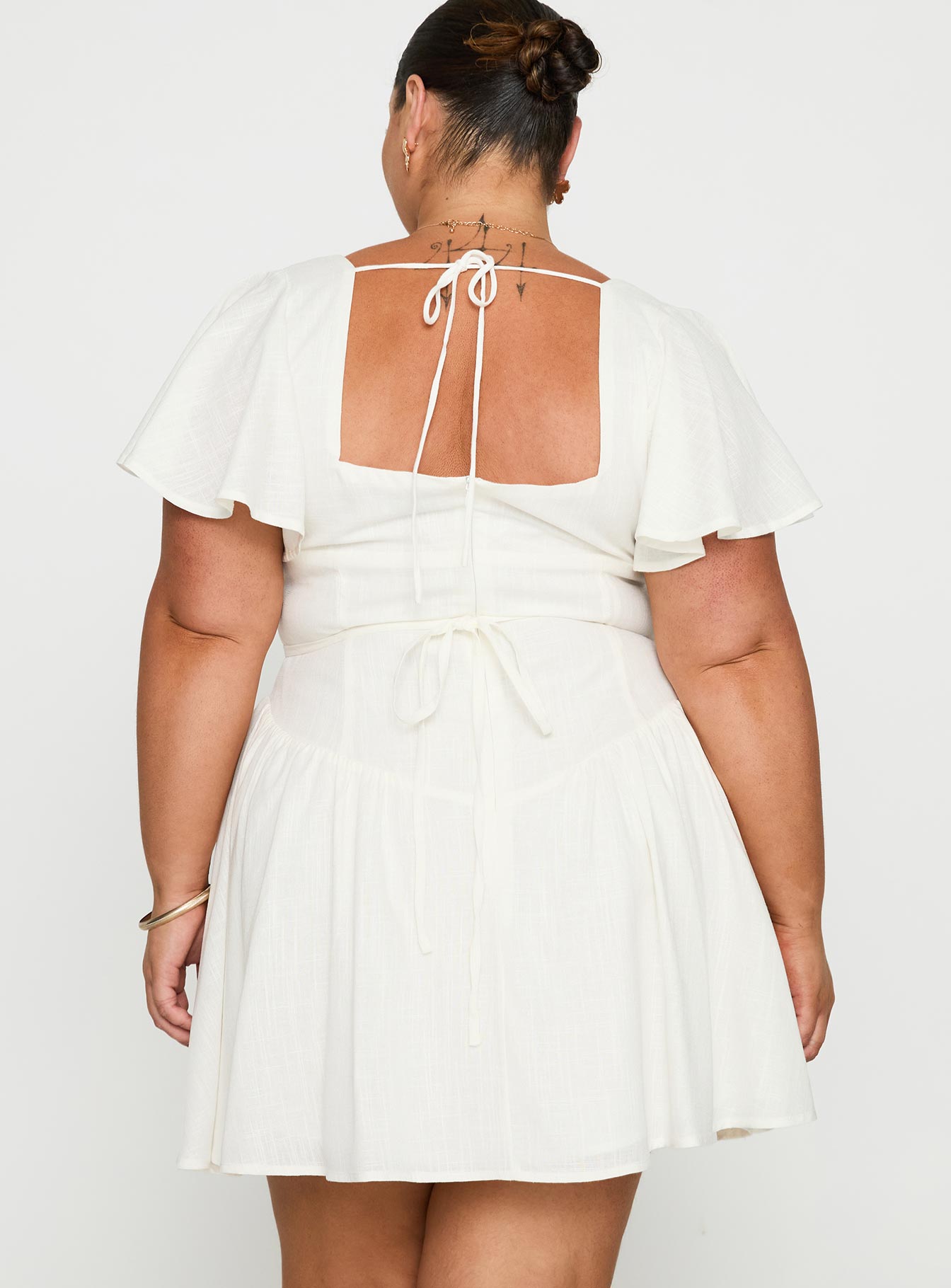 white cocktail dress size 4 White Mini Dress: Square Neck Cocktail party dress for Prom or Graduation dress, White bridal after party dress or bachelorette party dress