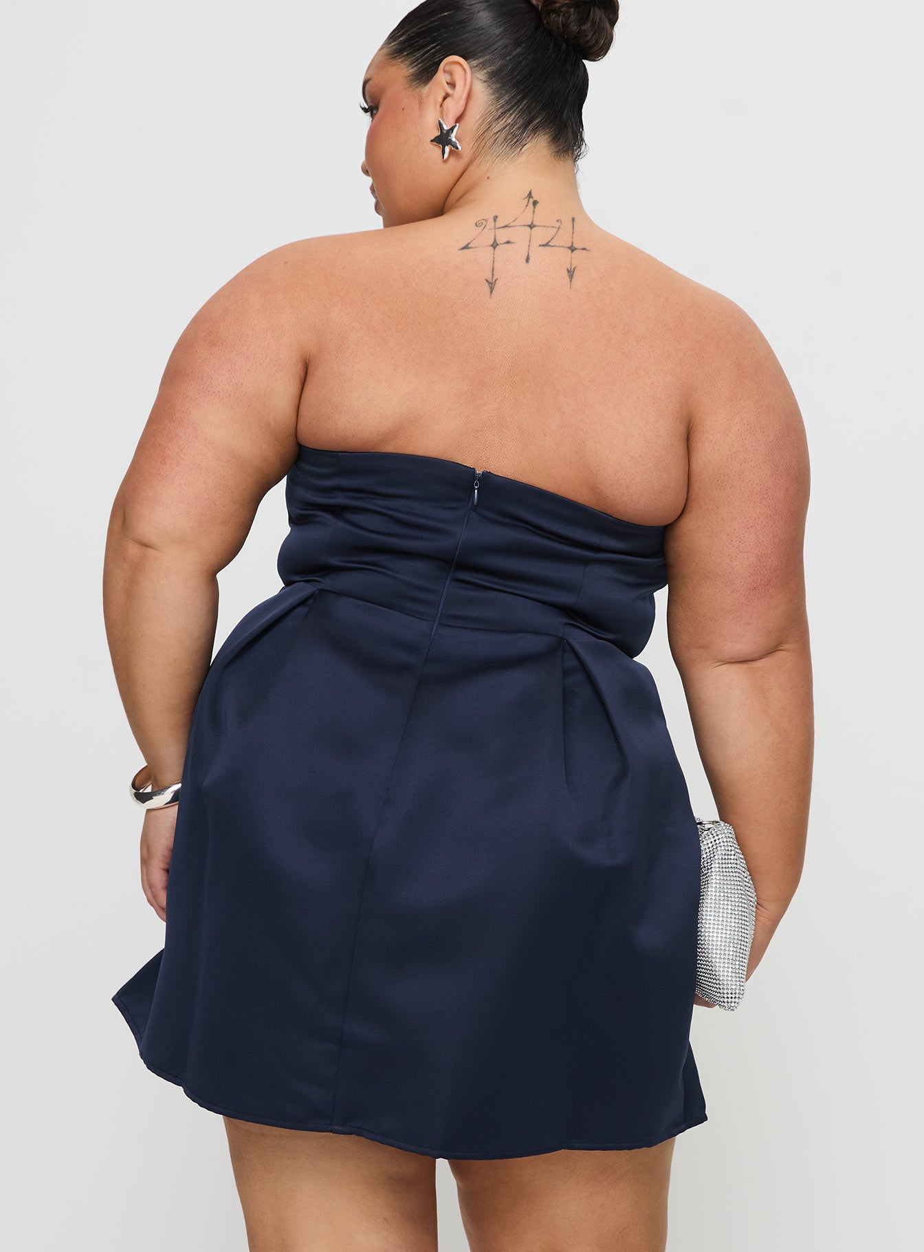 navy satin corset mini dress Azazie Dark Navy Corset Mermaid Short Homecoming Dresses Beading Lace Up Stretch Satin V Neck