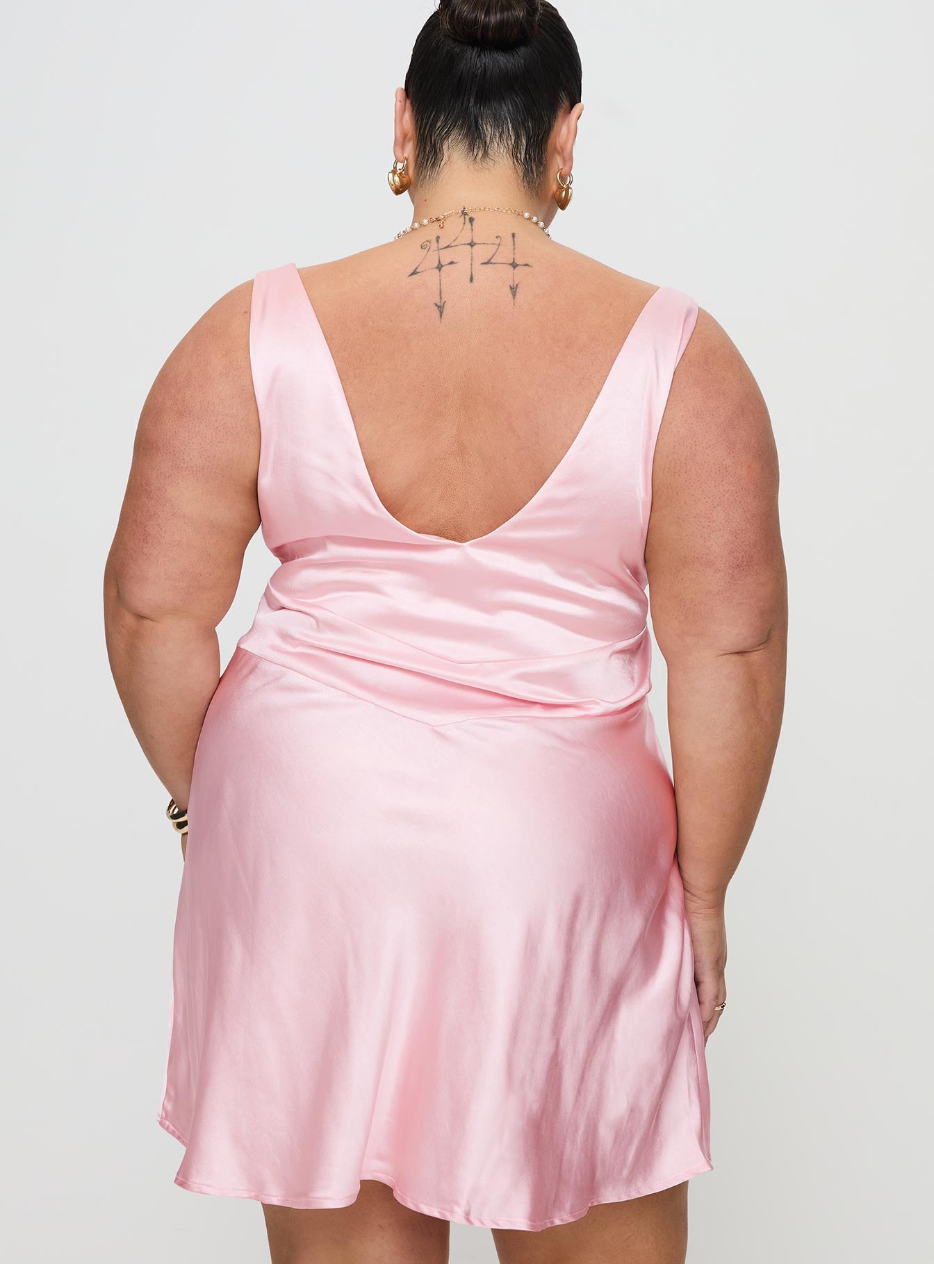beckett mini dress in dusty pink MORE TO COME Beckett Mini Dress in Dusty Pink