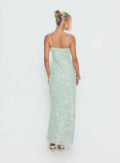 Avienna Maxi Dress Sage Burnout Avienna Maxi Dress Sage Burnout