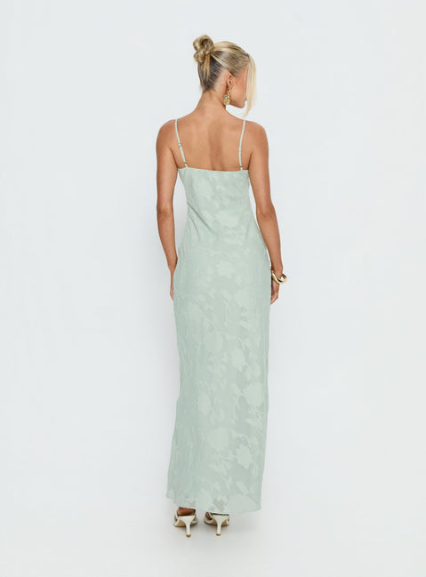 Avienna Maxi Dress | Sage Burnout | Womens