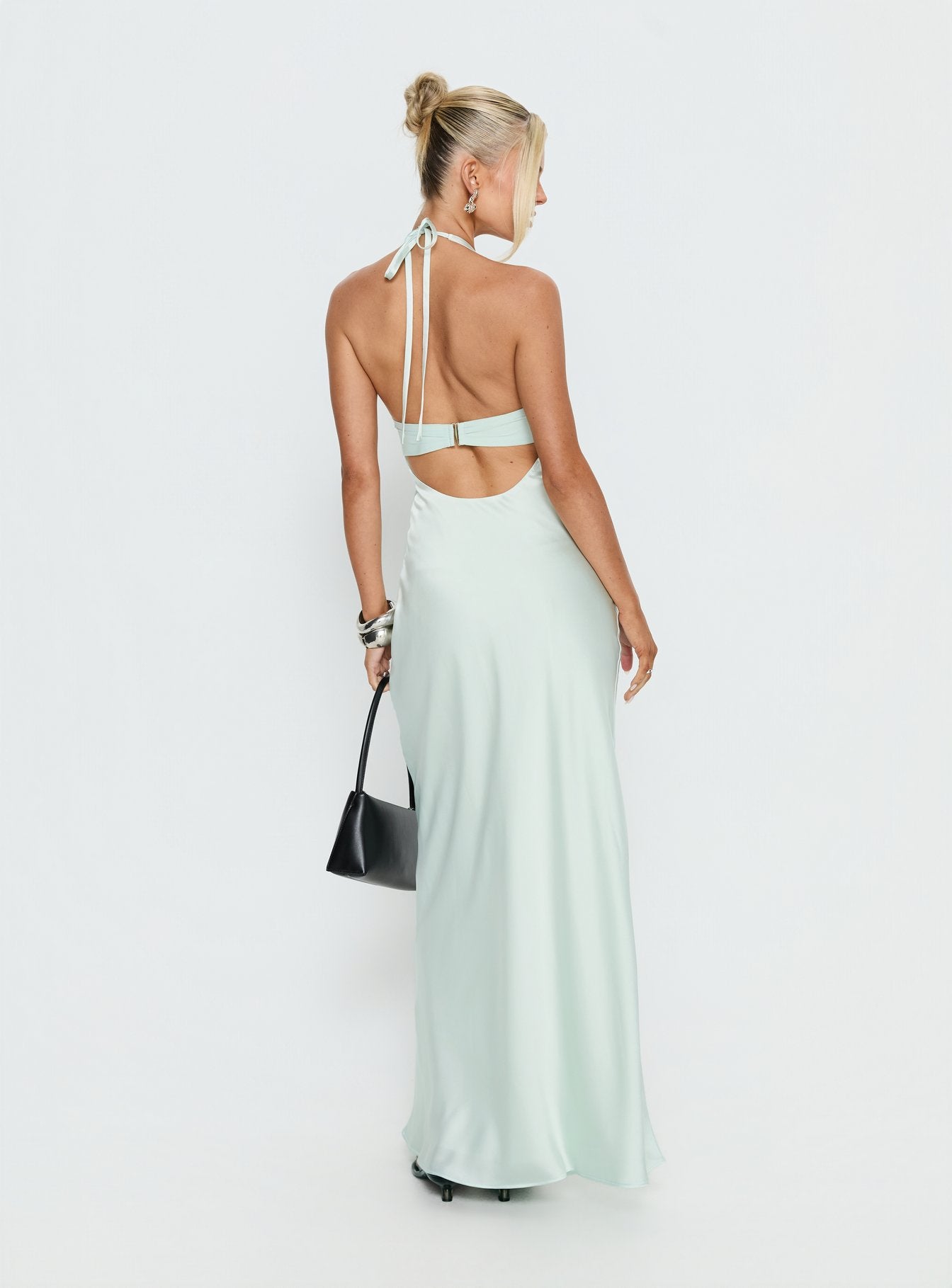 Odyssa Halter Maxi Dress Mint Green | Princess Polly Odyssa Halter Maxi Dress Mint Green | Princess Polly