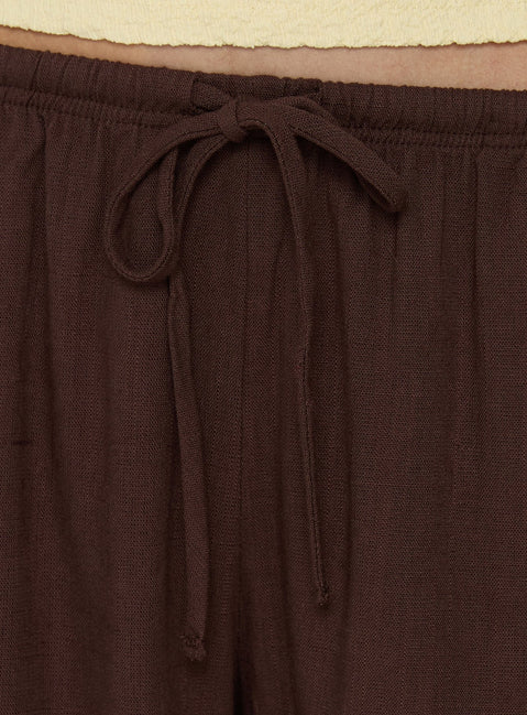 Makeli Micro Beach Short Chocolate
