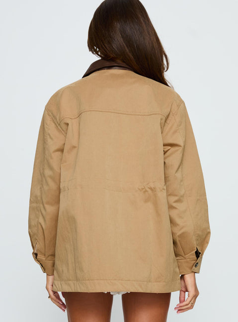 Philette Oversized Jacket Camel