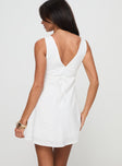 Adder Mini Dress White
