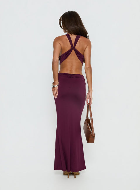 Bambia Maxi Dress Purple | Princess Polly Bambia Maxi Dress Purple | Princess Polly