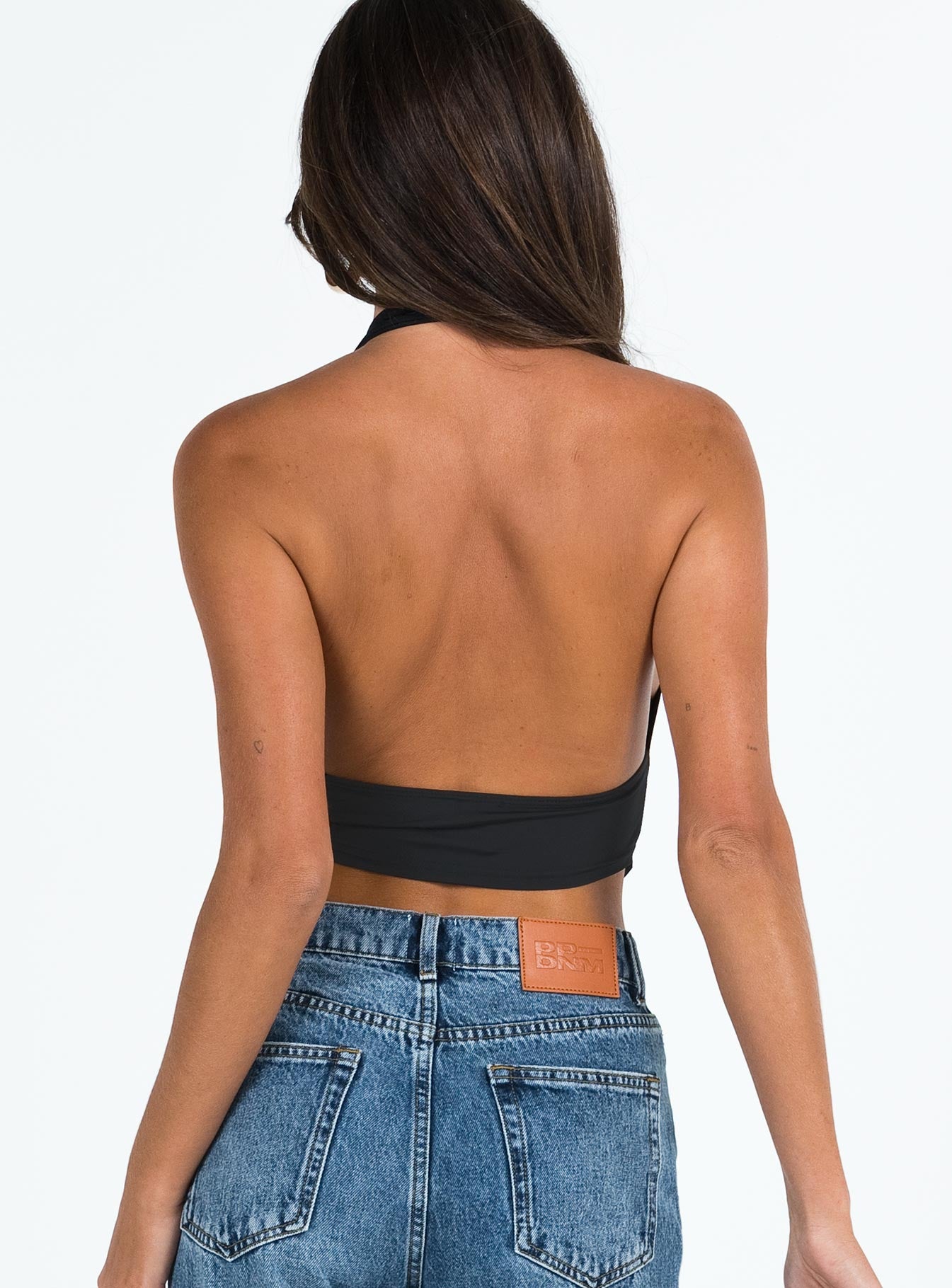 product Princess Polly Sleeveless Cowl  Karima Halter Top Black